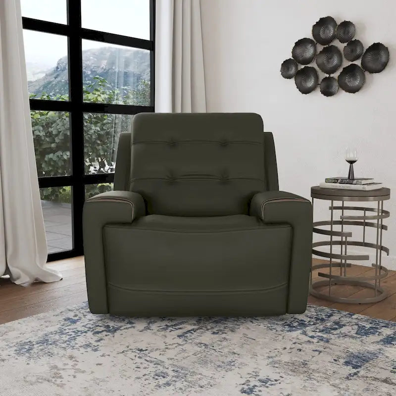 Power Recliner with Adjustable Electric Headrest