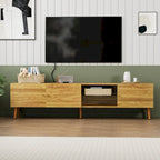 70 Mid-Century TV Media Console with 3-Door Storage