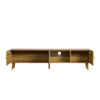 70 Mid-Century TV Media Console with 3-Door Storage