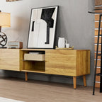 70 Mid-Century TV Media Console with 3-Door Storage