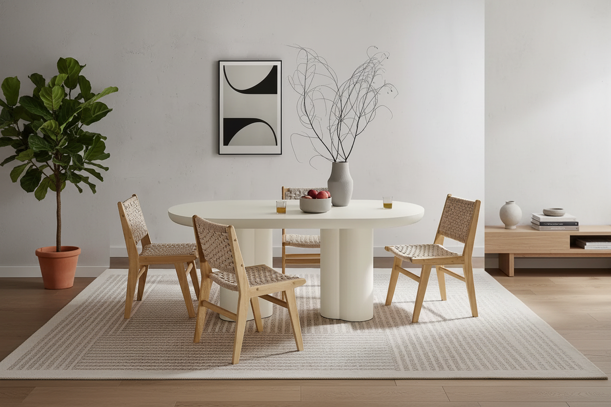 Oval Dining Table Banner